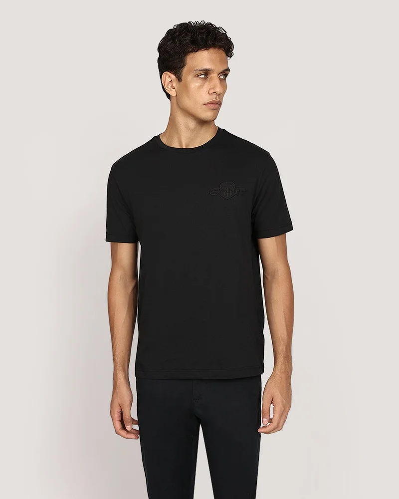 GANT Regular Tonal Shield Short Sleeve T-Shirt